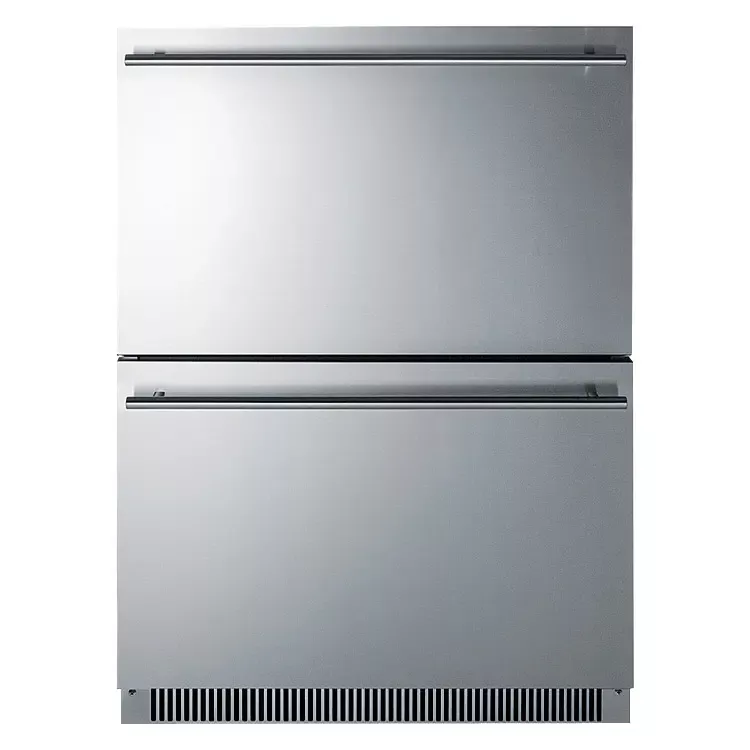 Summit 24" Wide 2-Drawer All-Refrigerator, ADA Compliant