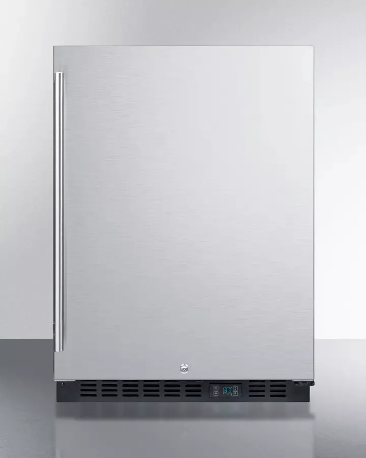 Summit 24" Wide Built-In Beverage Center Black Cabinet