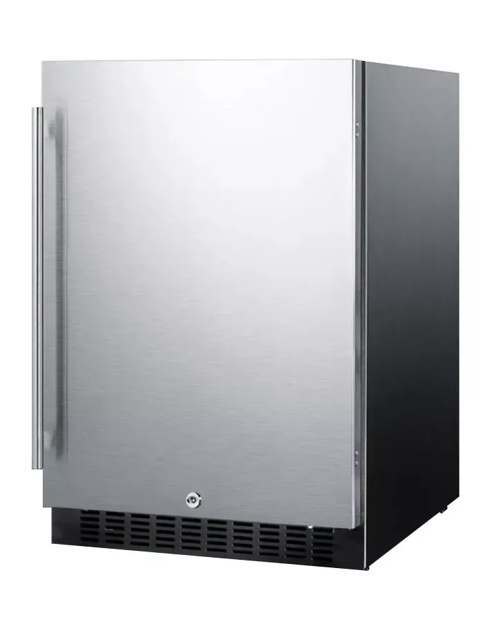 Summit 4.6 Cu. Ft. Compact Built-In Refrigerator - Stainless Steel Door