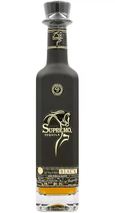Supremo Black Extra Anejo Tequila 750ml