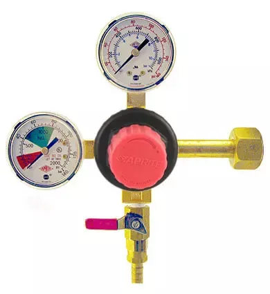 Taprite Primary High Pressure Double Gauge Mixed Gas Regulator