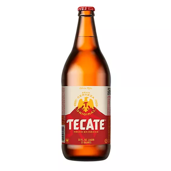 Tecate Original Mexican Lager Beer, Single 32 fl oz bottle