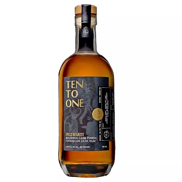 Ten To One x Uncle Nearest Caribbean Dark Rum Bourbon Cask Finish - 750ml