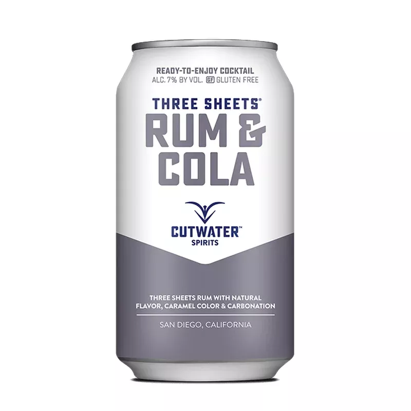 Three Sheets Rum & Cola (4 Pack - 12 Ounce Cans)