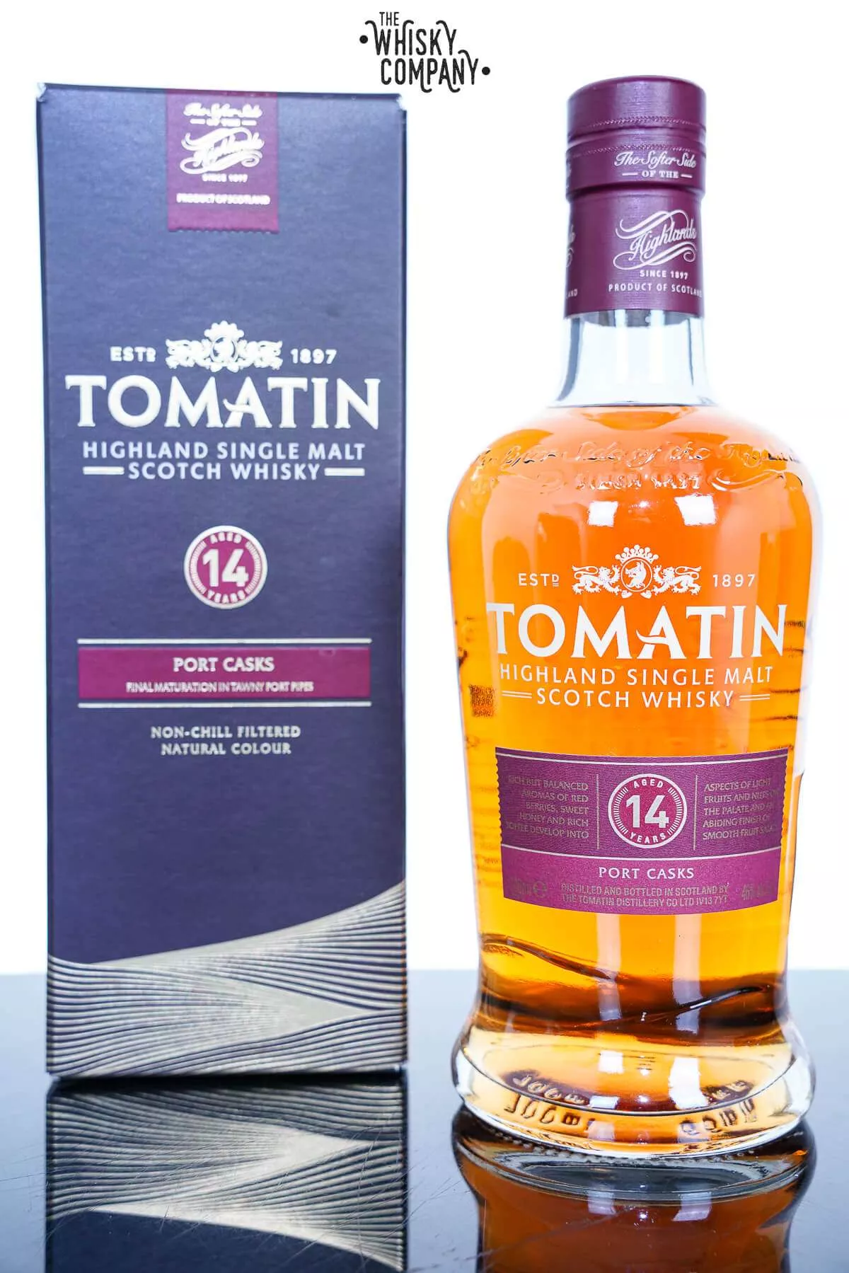 Tomatin 14 Years Old Port Casks Highland Single Malt Scotch Whisky (700ml)