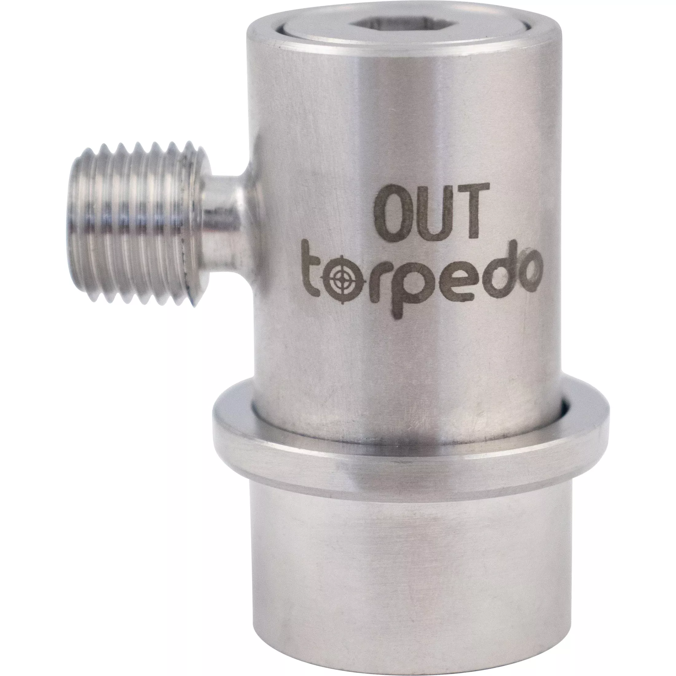 Torpedo Keg Ball Lock Quick Disconnect (QD) | Beverage Out | Stainless Steel | 1 /4