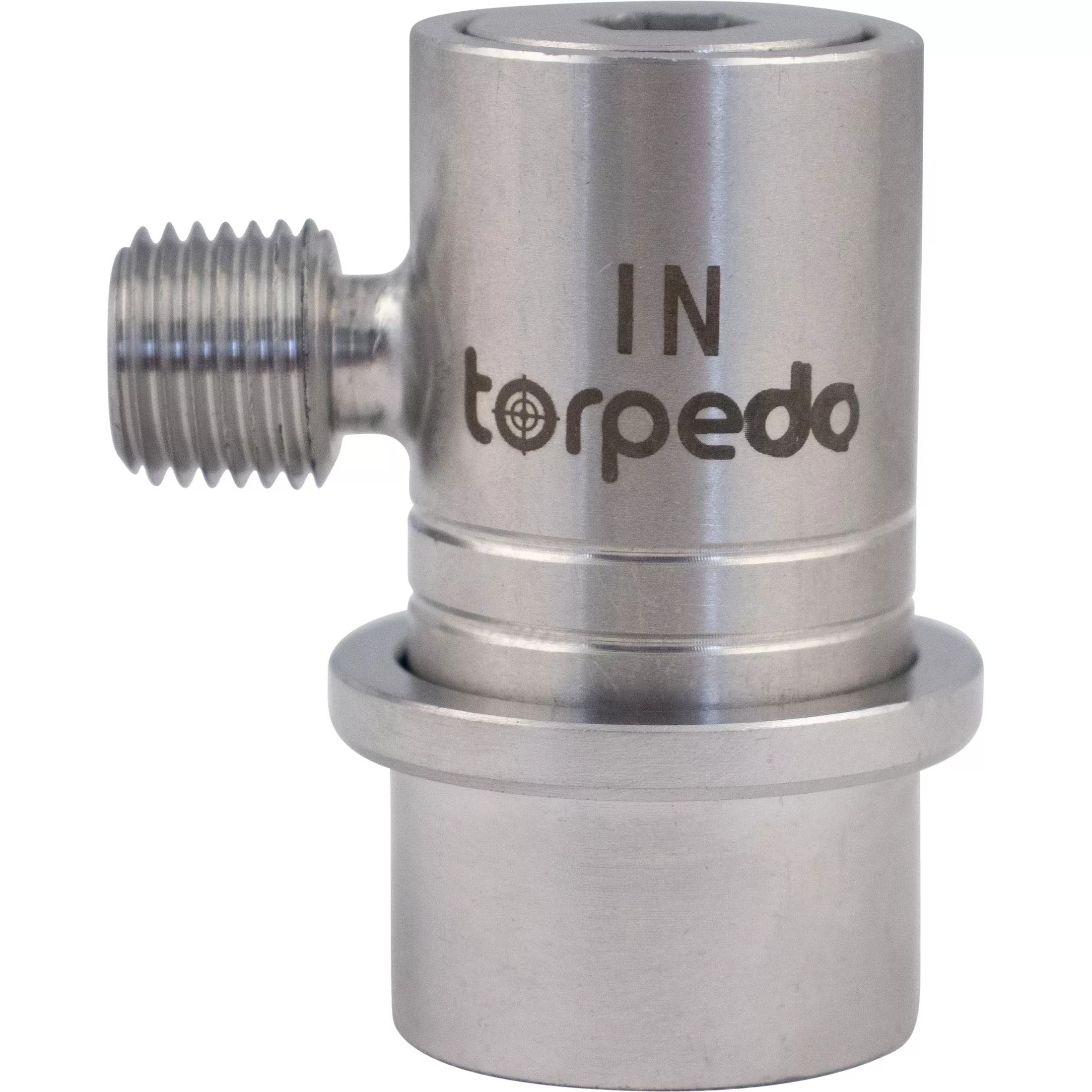 Torpedo Keg Ball Lock Quick Disconnect (QD) | Gas In | Stainless Steel | 1 /4