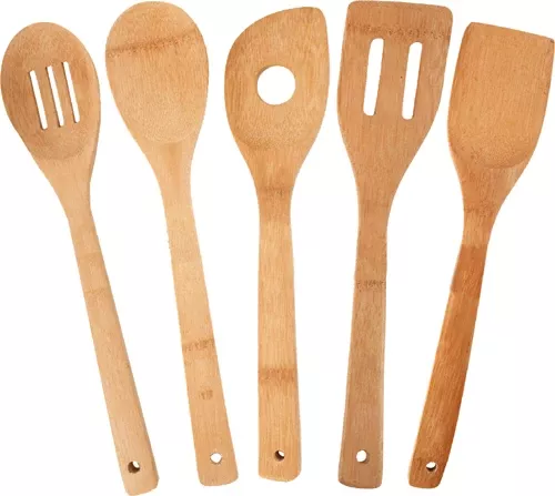 Totally Bamboo 5 Piece Bamboo Utensil Set