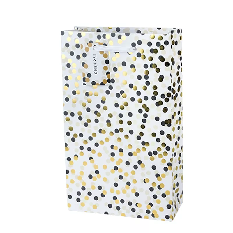 TUXEDO DOT 2 BOTTLE GIFT BAG