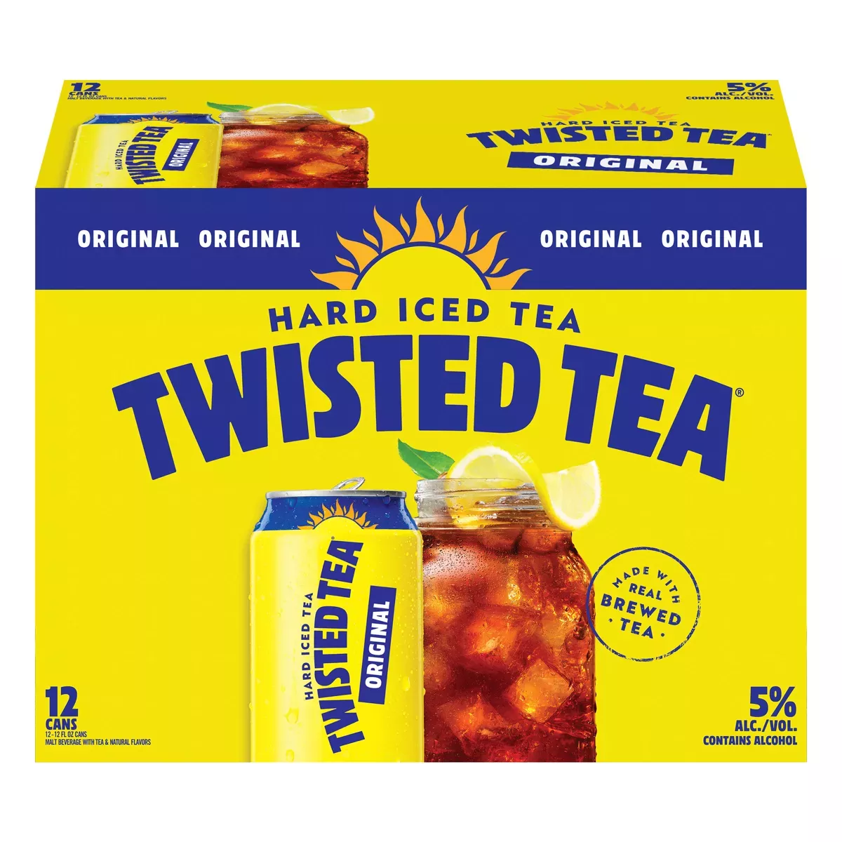 Twisted Tea Original Hard Iced Tea - 12pk/12 fl oz Cans