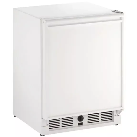 U-Line 3.3 Cu. Ft. Built-in Refrigerator - White Cabinet with White Door - Reversible Door