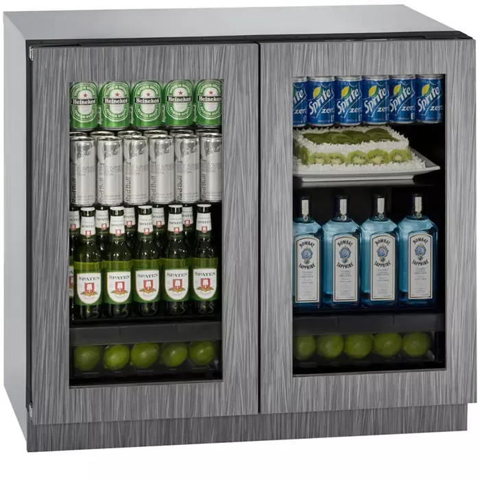 U-Line 3000 Series 36" Dual Zone Refrigerator - Integrated Frame Door