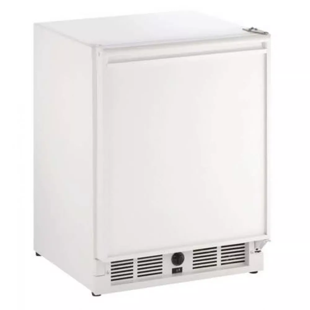 U-Line Frost-Free Refrigerator/Ice Maker Combo Model - White Cabinet with White Door