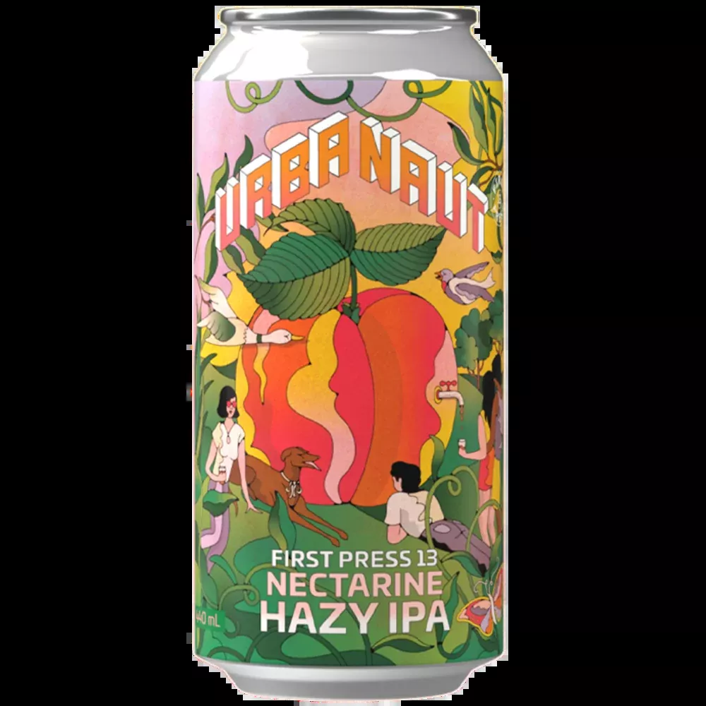 Urbanaut First Press 13 Nectarine Hazy IPA 440mL