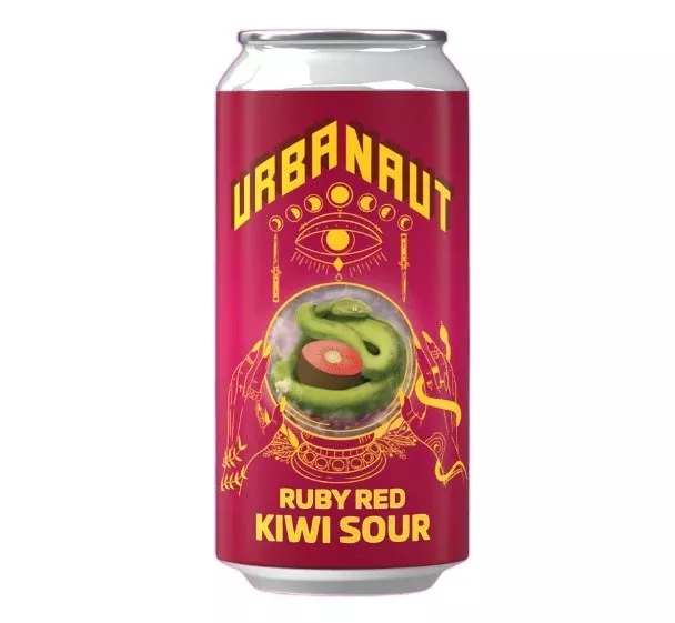 Urbanaut Ruby Red Kiwi Sour 440mL