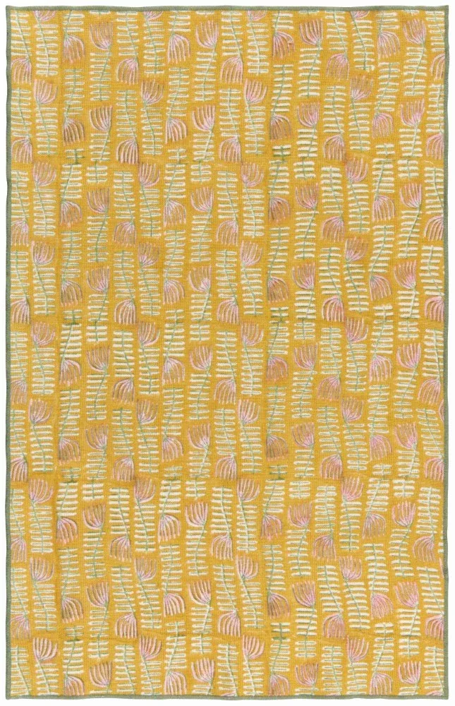 Venus Block Print Dishtowel