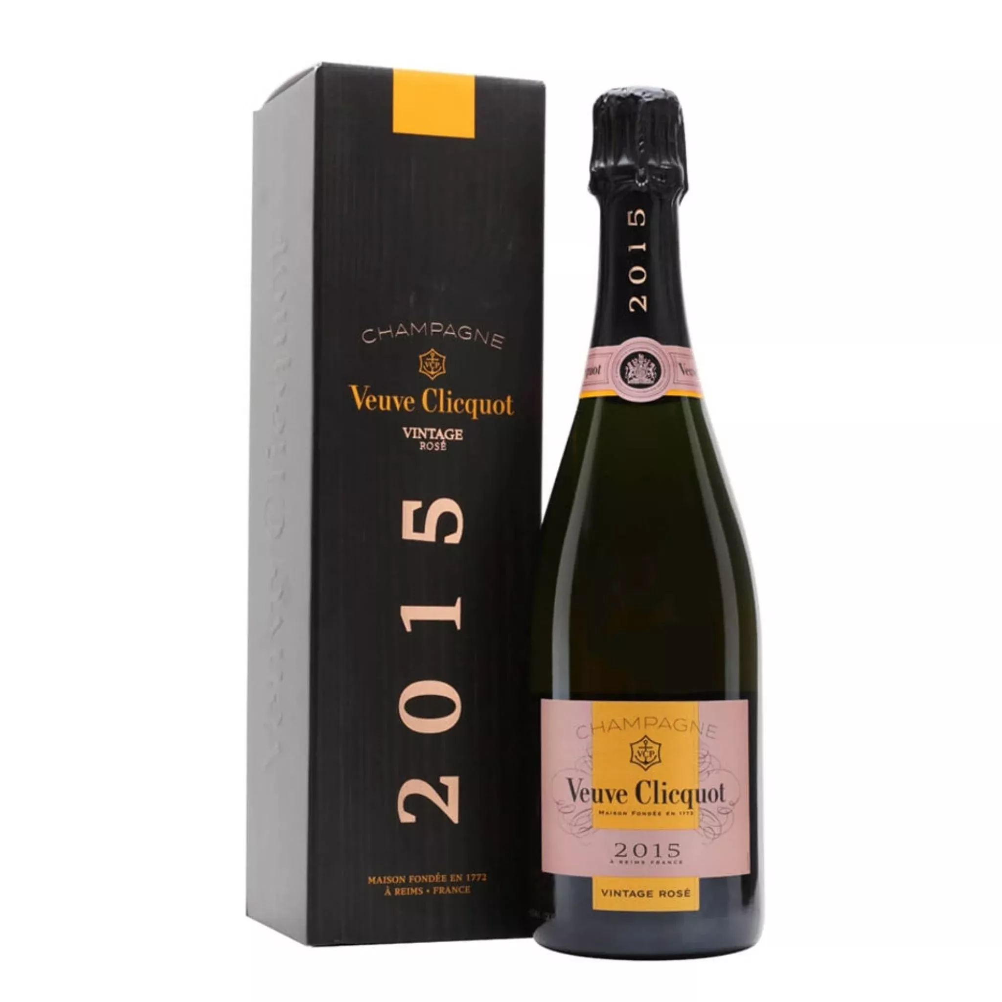 Veuve Clicquot Champagne Brut Rosé Vintage 2015 W / Gift Box