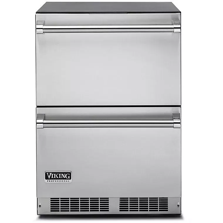 Viking 24" Wide VDUI5240DSS Professional 5 Series Undercounter Refrigerated Drawers - Stainless Steel