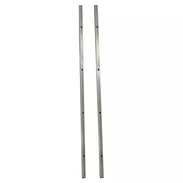 VintageView Floor to Ceilng Mounted Backer - Brushed Nickel Finish