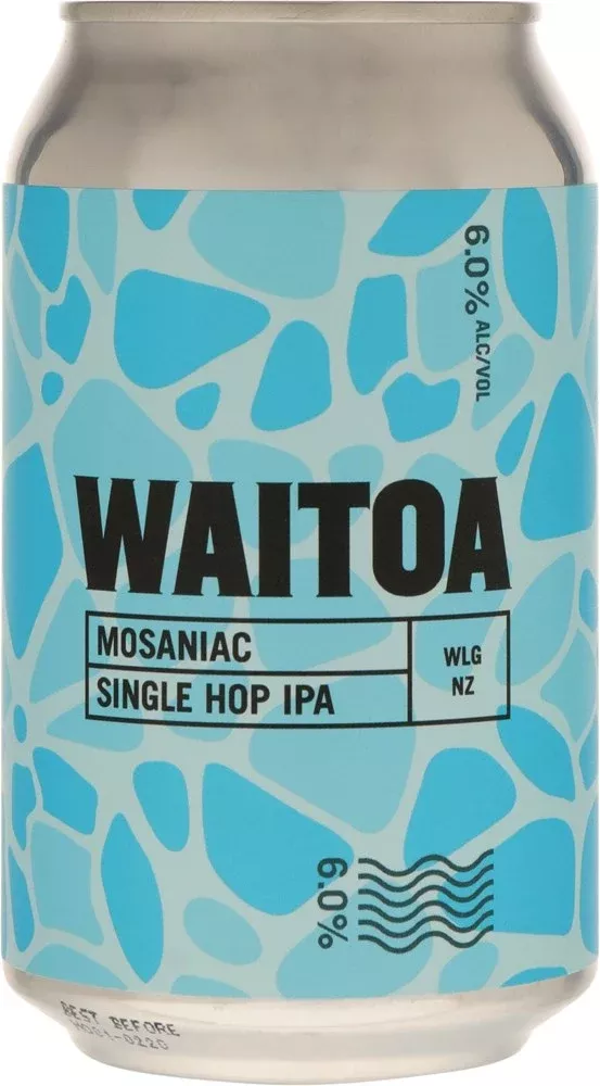 Waitoa 'Mosaniac' Single Hop IPA 440mL