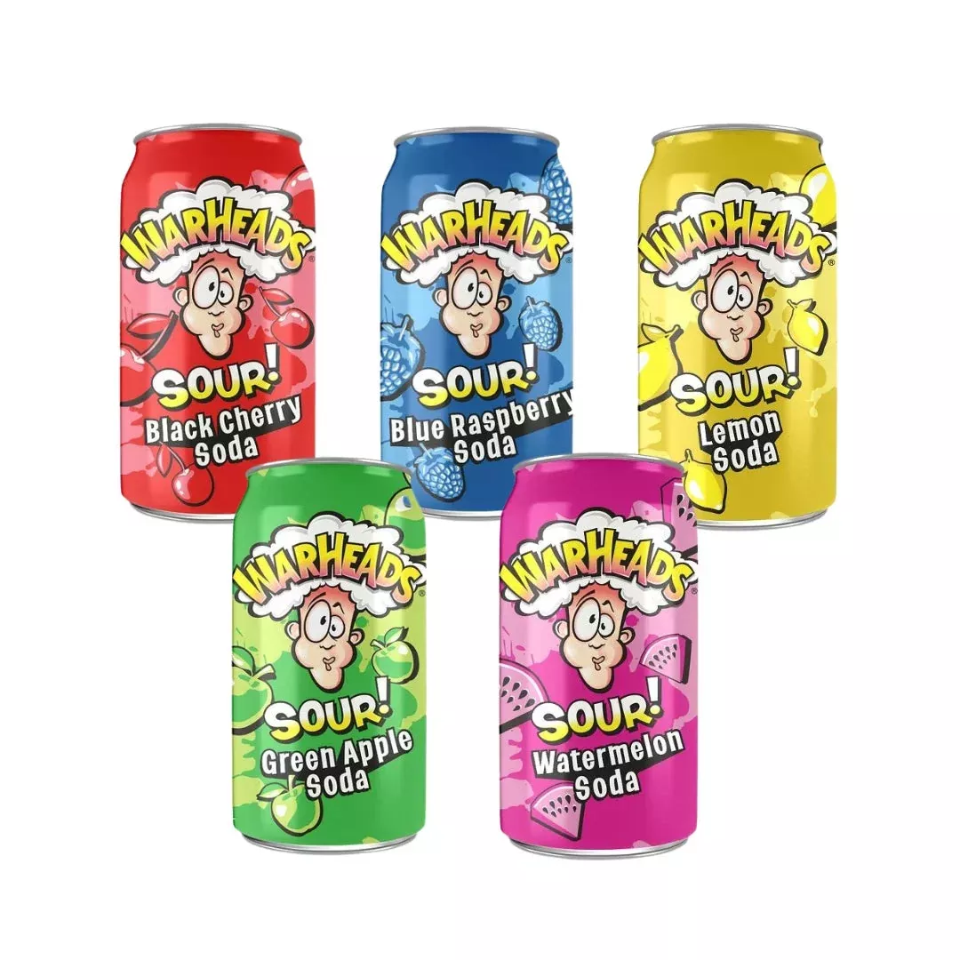Warheads Soda Mixed Variety 5pk
