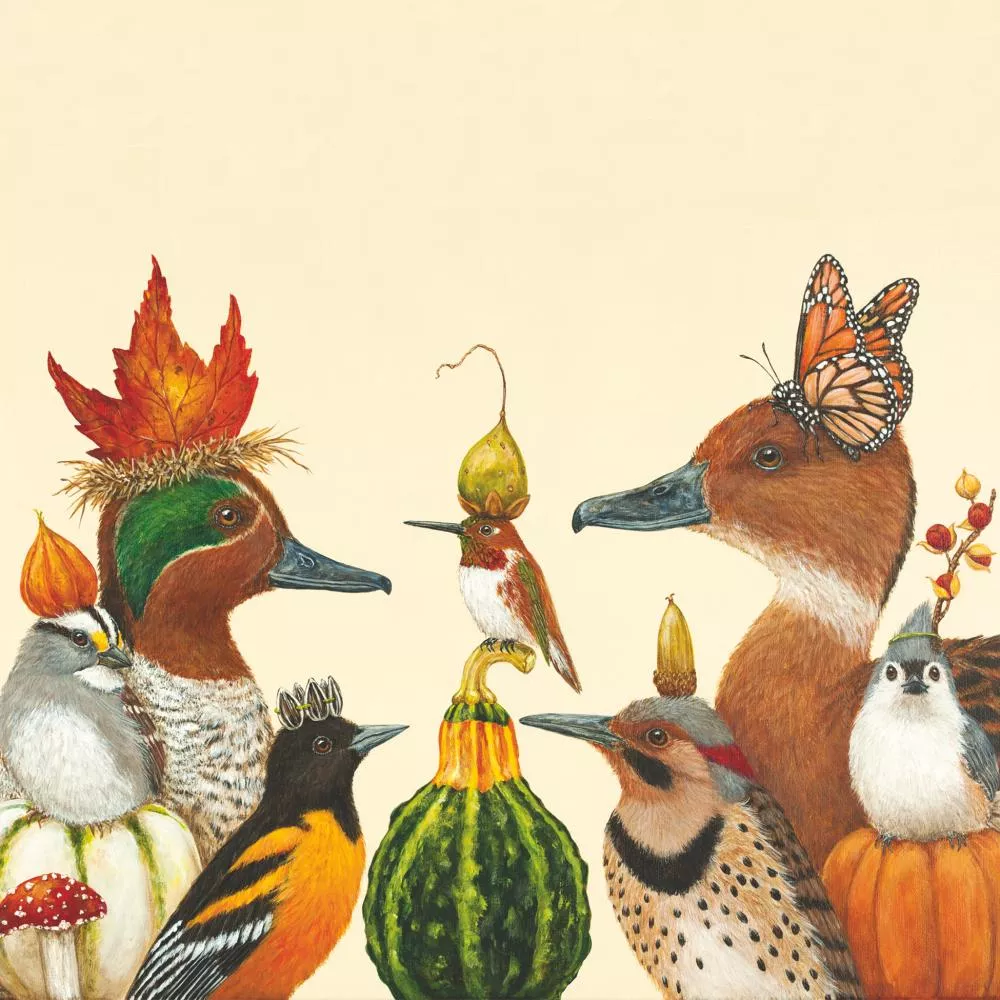 We Gather Together Paper Beverage Napkins