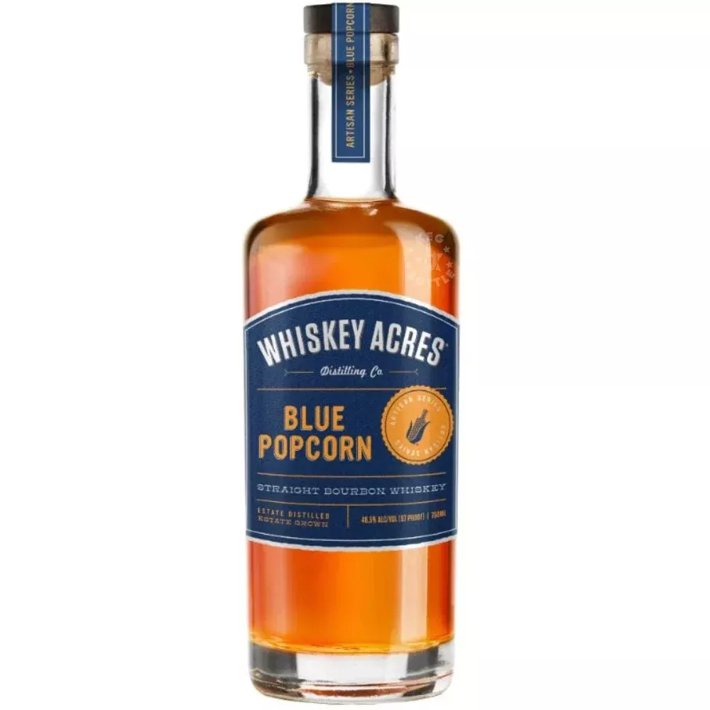 Whiskey Acres Blue Popcorn Straight Bourbon (750 ml)