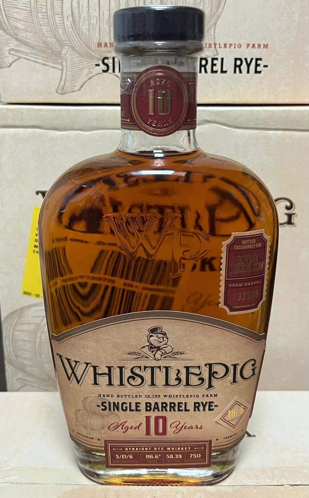 WhistlePig 10 Year Single BuyMyLiquor Exclusive