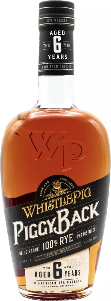 Whistlepig Piggy Back Rye 6 Year Old 750ml