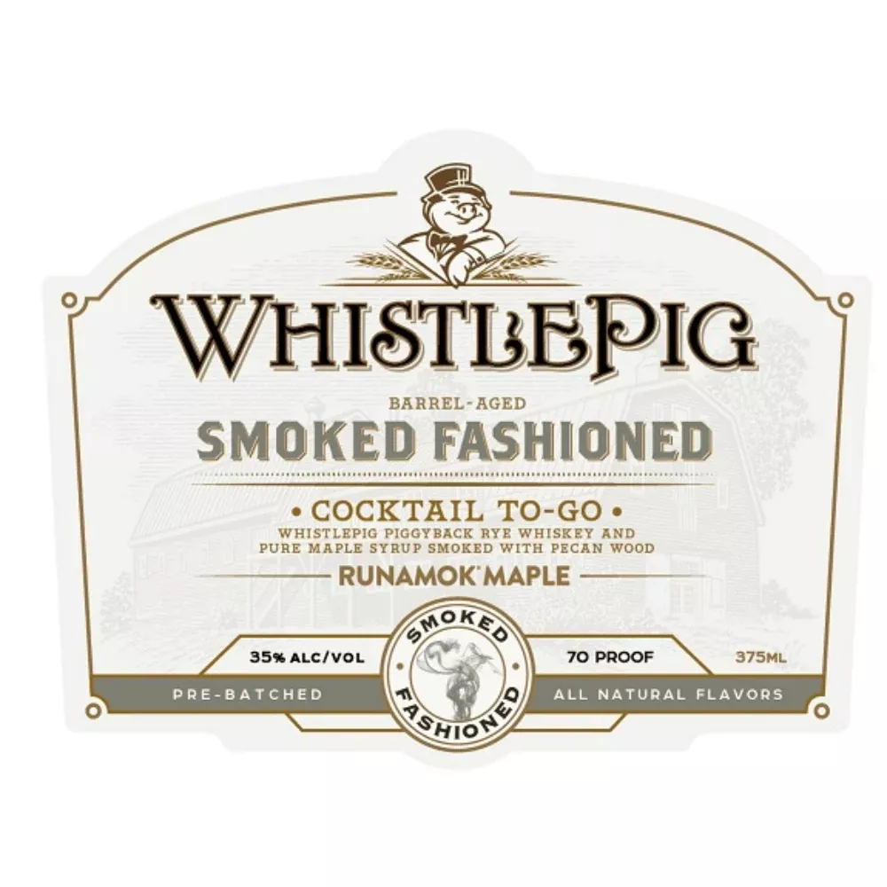 WhistlePig Smoked Fashioned Cocktail To-Go