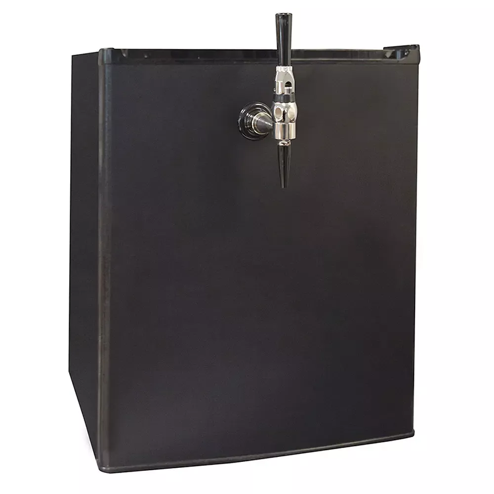 WineKeeper 19" Wide Cold Brew Coffee Single Tap Black Kegerator