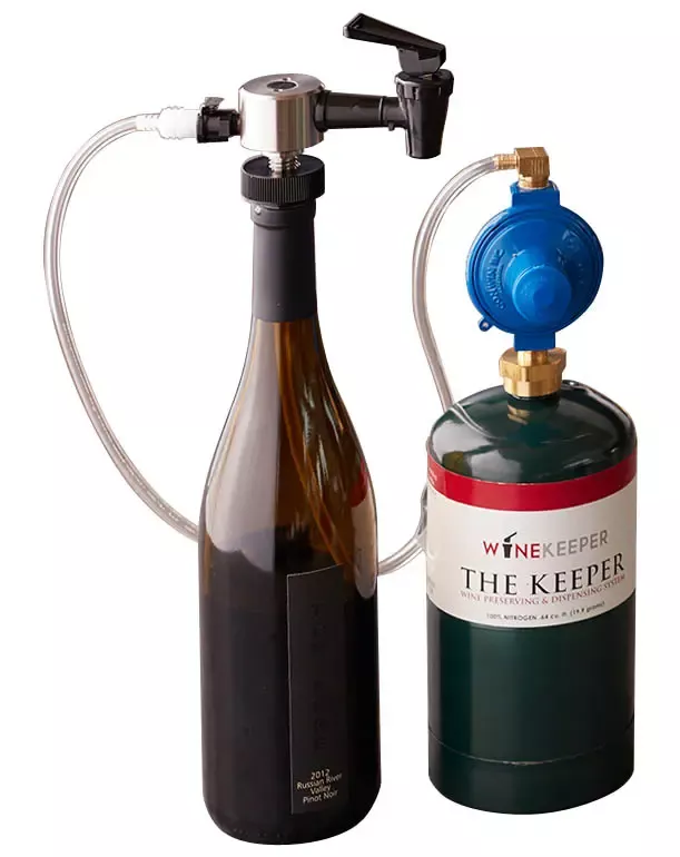 WineKeeper The Keeper - Single Bottle Dispenser Wine Preservation System