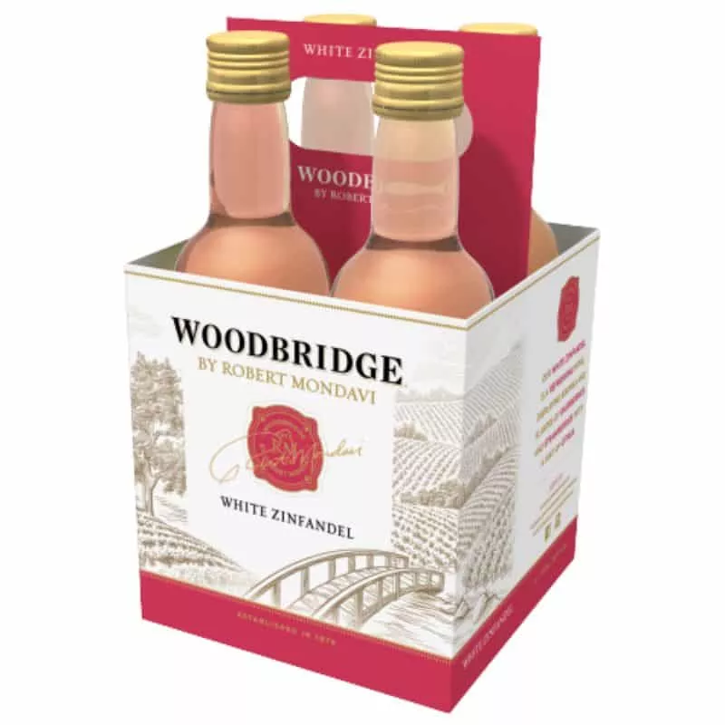 WOODBRIDGE WHITE ZINFANDEL 4 PK