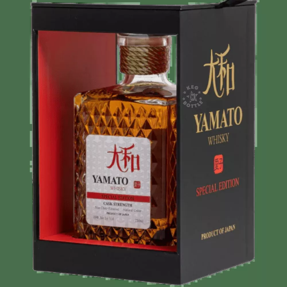 Yamato Cask Strength 86.8 Proof Japanese Whisky (750 mL)