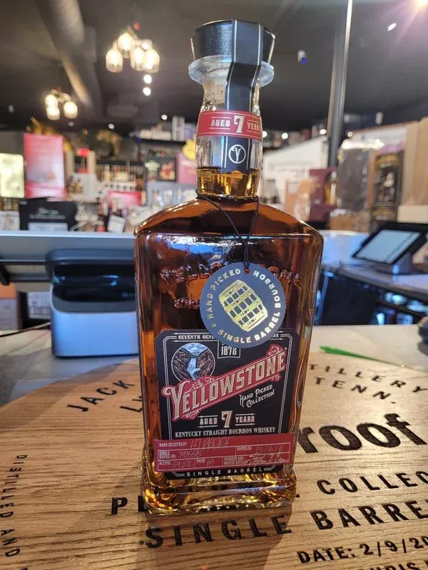 Yellowstone Aged 7 Year Hi Proof Store Pick Straight Bourbon 119 Proof 750ml