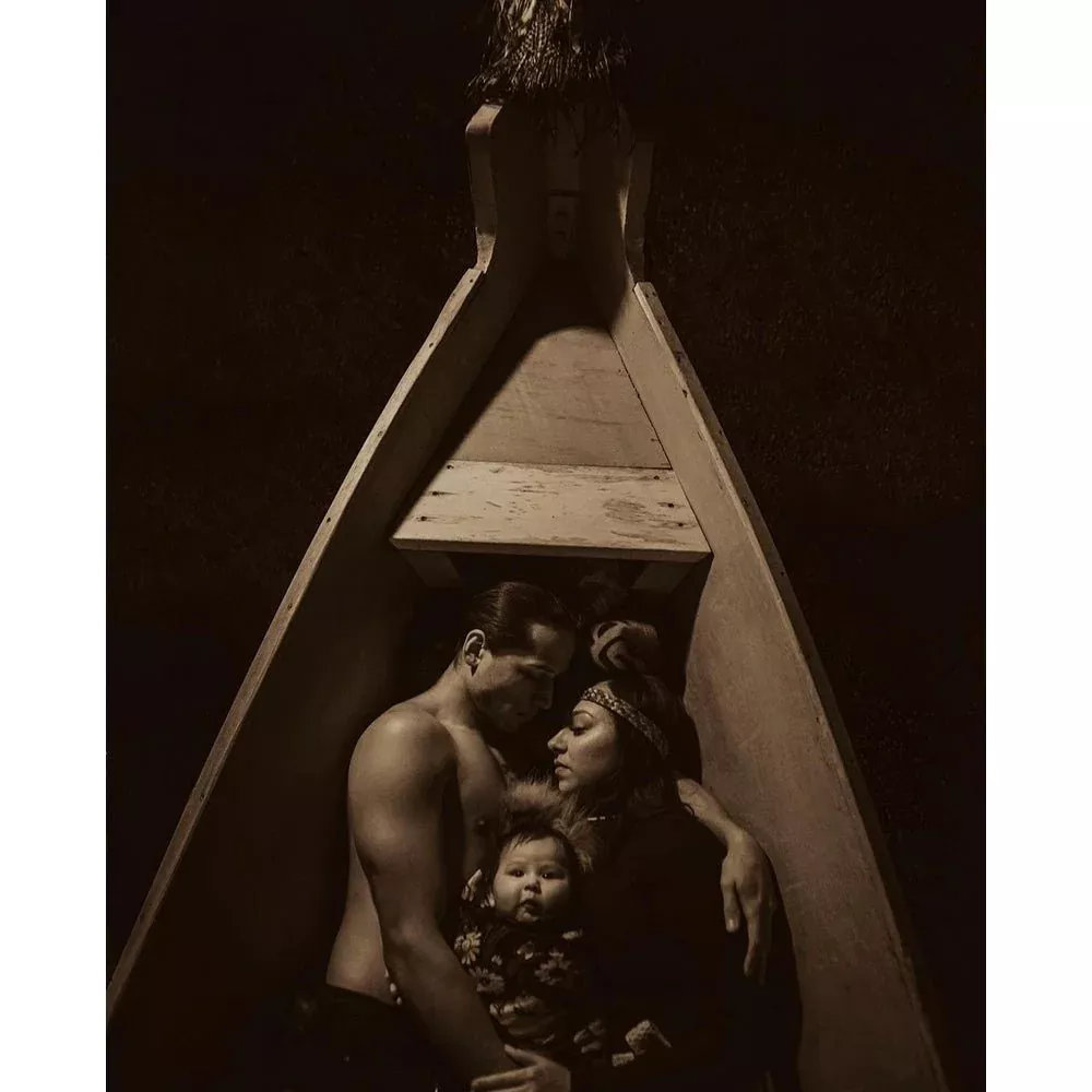 Zoë Urness Photograph Canoe Family