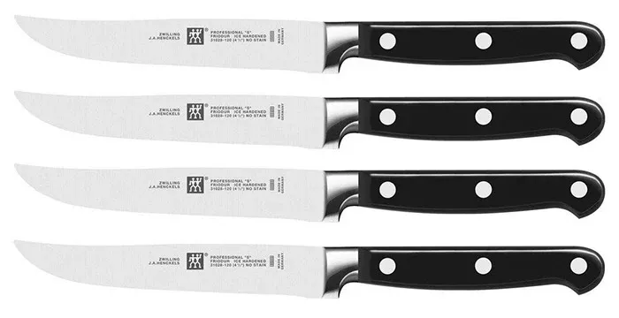 Zwilling J.A. Henckels Professional "S" 4 Piece Steak Knife Set